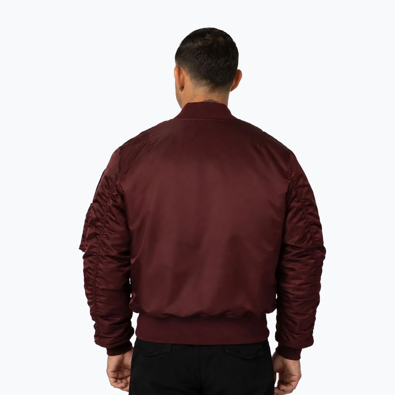 Vyriška striukė Pitbull Ma 1 Verano Bomber black 2