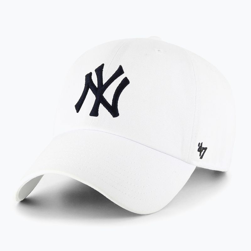 Kepurė su snapeliu 47 Brand MLB New York Yankees CLEAN UP white