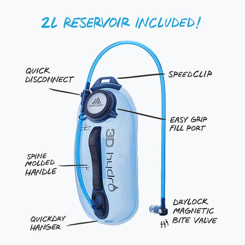 Turistinė kuprinė Gregory Pace 6 l H2O mineral yellow 3