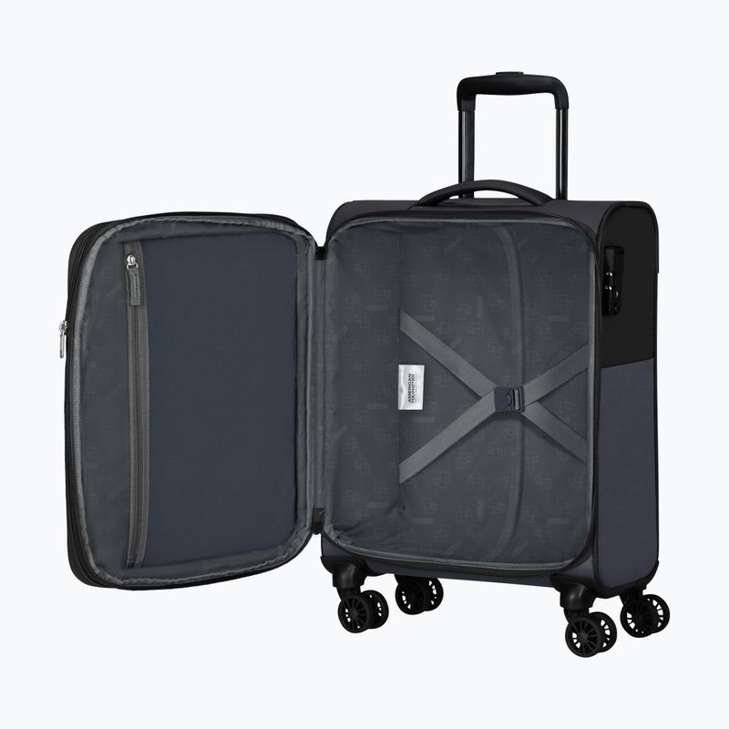 "American Tourister Daring Dash" 46 l juodos / pilkos spalvos kelioninis lagaminas 6