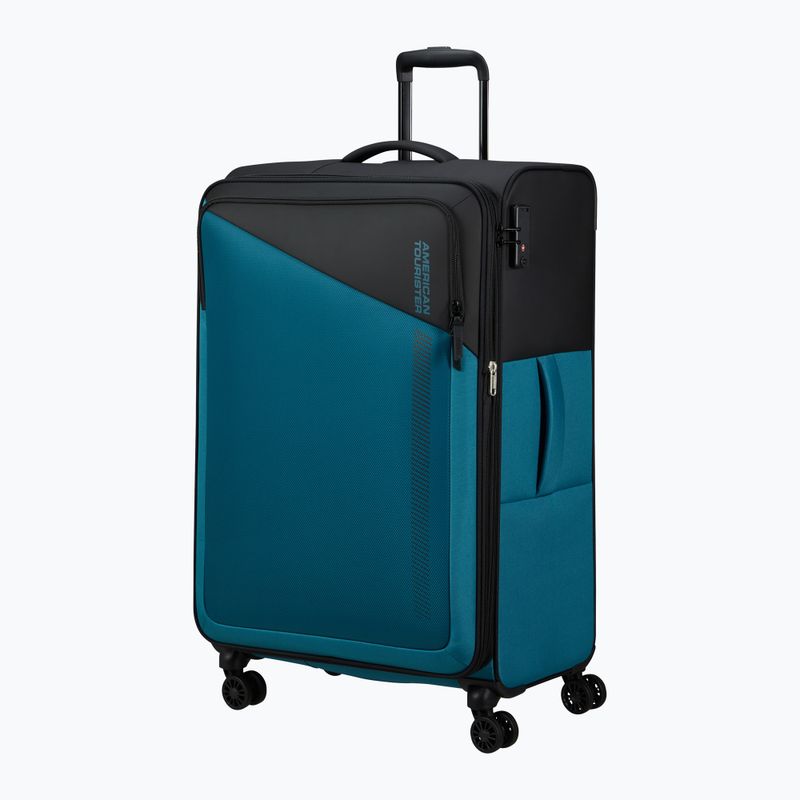 "American Tourister Daring Dash" 117 l juodos / mėlynos spalvos lagaminas 2