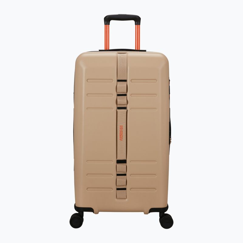 "American Tourister Trailon Trunk" kelioninis lagaminas 90 l, smėlio spalvos