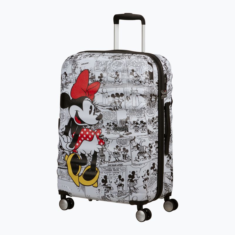 Kelioninis lagaminas American Tourister Disney Wavebreaker 64 l  minnie comics white 2