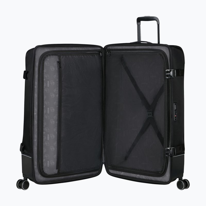 American Tourister Urban Truck Cabin Spinner L 106 l asfalto spalvos juodas kelioninis lagaminas 5