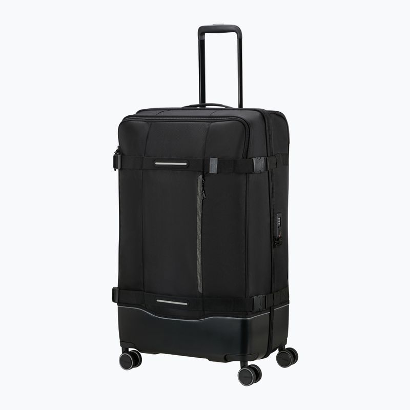 American Tourister Urban Truck Cabin Spinner L 106 l asfalto spalvos juodas kelioninis lagaminas 6