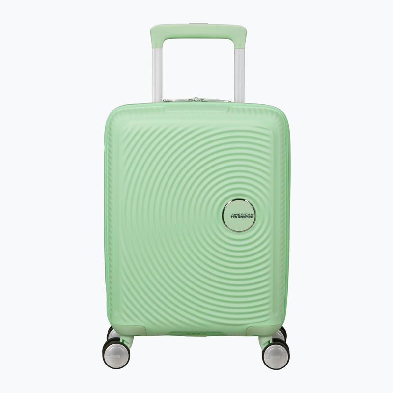 "American Tourister Soundbox Mini" 22 l pastelinės žalios spalvos kelioninis dėklas