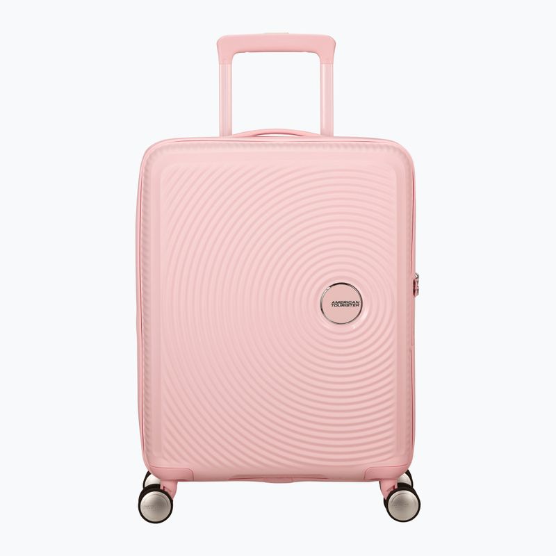"American Tourister Soundbox" 41 l pastelinės rožinės spalvos kelioninis dėklas