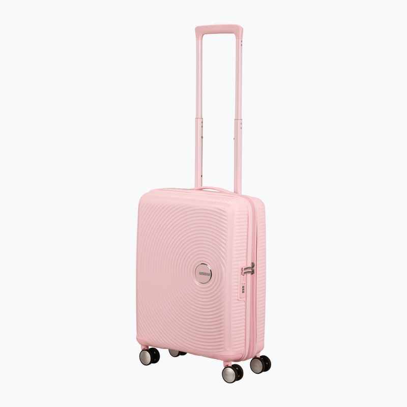 "American Tourister Soundbox" 41 l pastelinės rožinės spalvos kelioninis dėklas 5