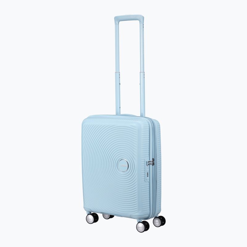 "American Tourister Soundbox" 41 l pastelinės mėlynos spalvos kelioninis dėklas 5