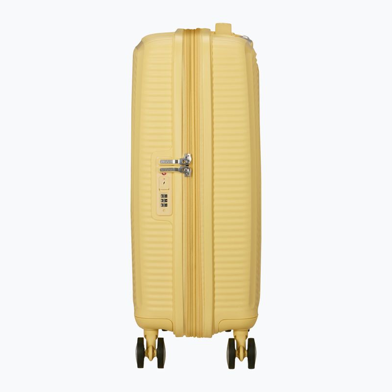 "American Tourister Soundbox" 41 l pastelinės geltonos spalvos kelioninis dėklas 4