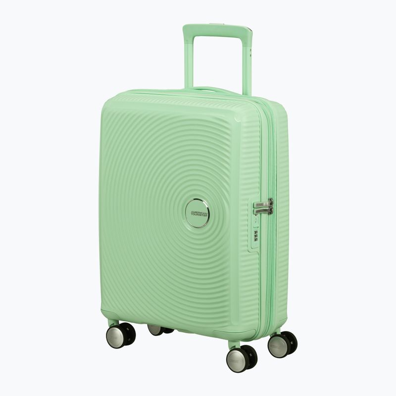 "American Tourister Soundbox" 41 l pastelinės žalios spalvos kelioninis lagaminas 2