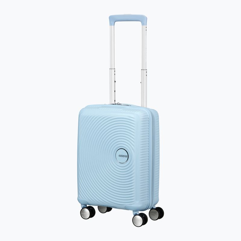 "American Tourister Soundbox Mini" 22 l pastelinės mėlynos spalvos kelioninis dėklas 5