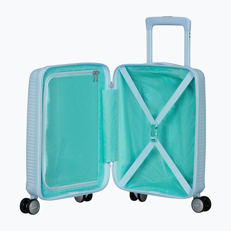 "American Tourister Soundbox Mini" 22 l pastelinės mėlynos spalvos kelioninis dėklas 6
