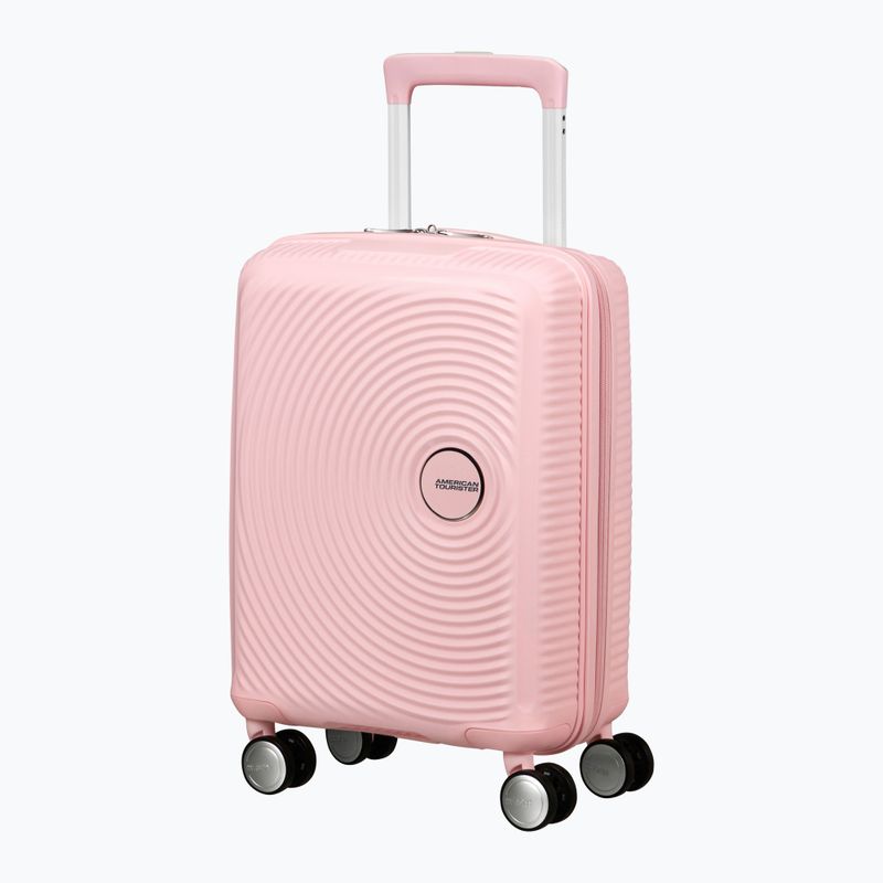 "American Tourister Soundbox Mini" 22 l pastelinės rožinės spalvos kelioninis dėklas 4