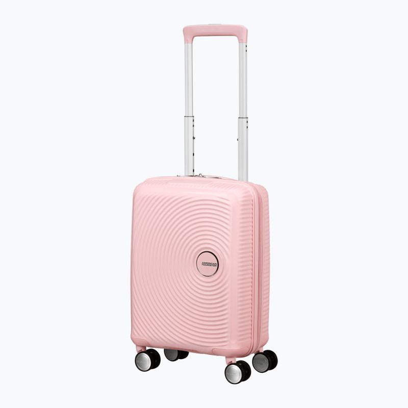 "American Tourister Soundbox Mini" 22 l pastelinės rožinės spalvos kelioninis dėklas 5