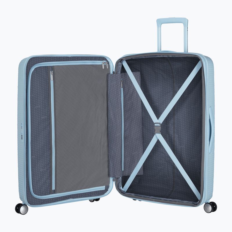 "American Tourister Soundbox" kelioninis lagaminas 110 l pastelinės mėlynos spalvos 6