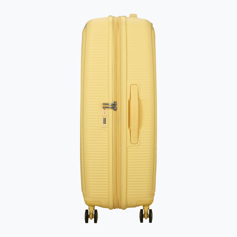 "American Tourister Soundbox" kelioninis lagaminas 110 l pastelinės geltonos spalvos 4