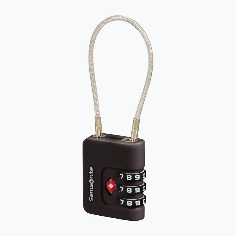 Spyna Samsonite Cablelock 3 Dial TSA black 2