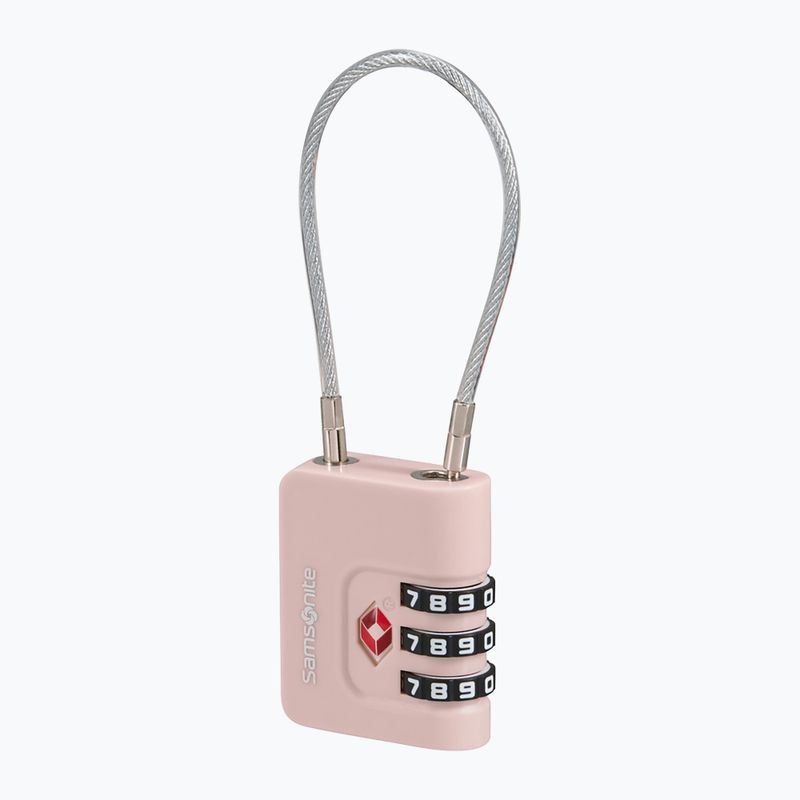 Spyna Samsonite Cablelock 3 Dial TSA rose 2