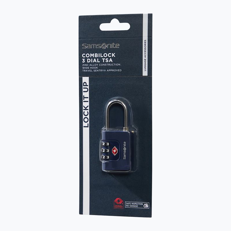 Spyna Samsonite Combiblock 3 Dial TSA midnight blue 3