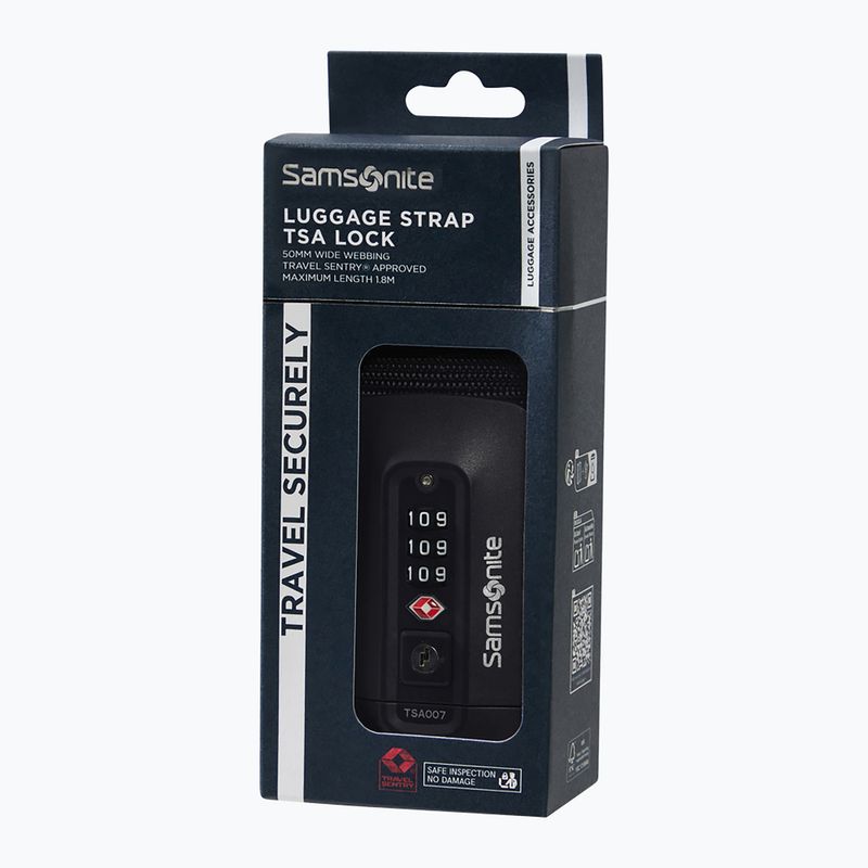 Lagaminų diržas Samsonite Revolution black 3