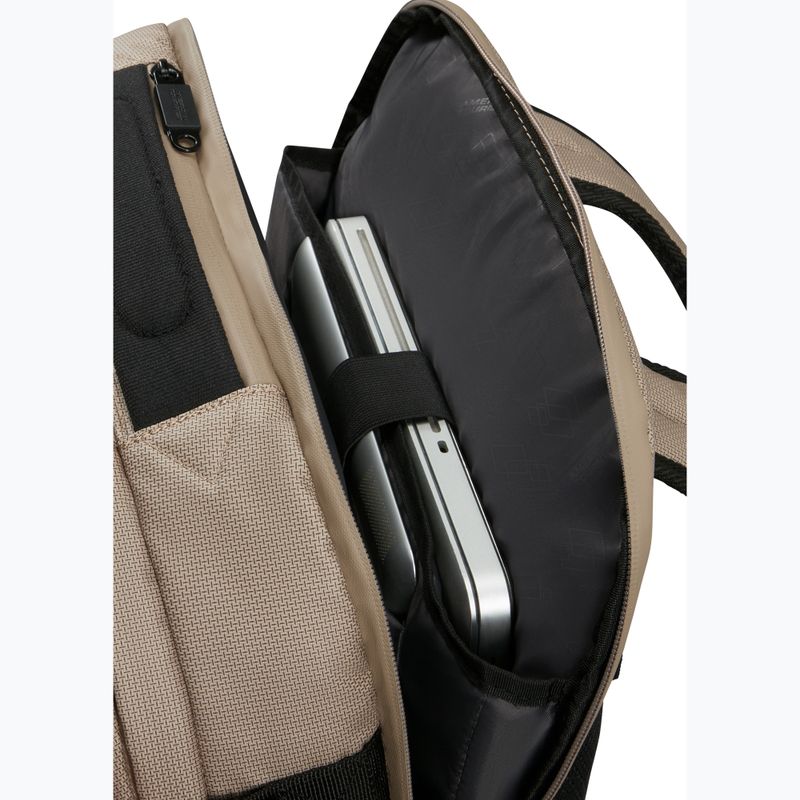 American Tourister Urban Track Laptop BP Coated 15.6" 29 l beige / orange kuprinė 6