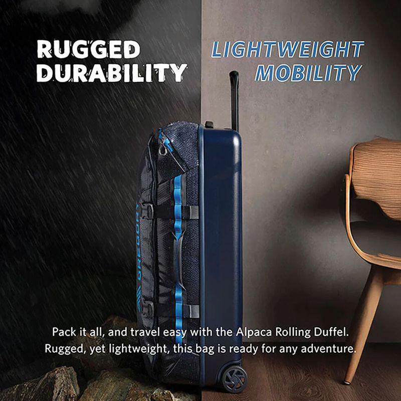 Kelioninis krepšys Gregory Alpaca Wheeled Duffel 100 l obsidian black 6
