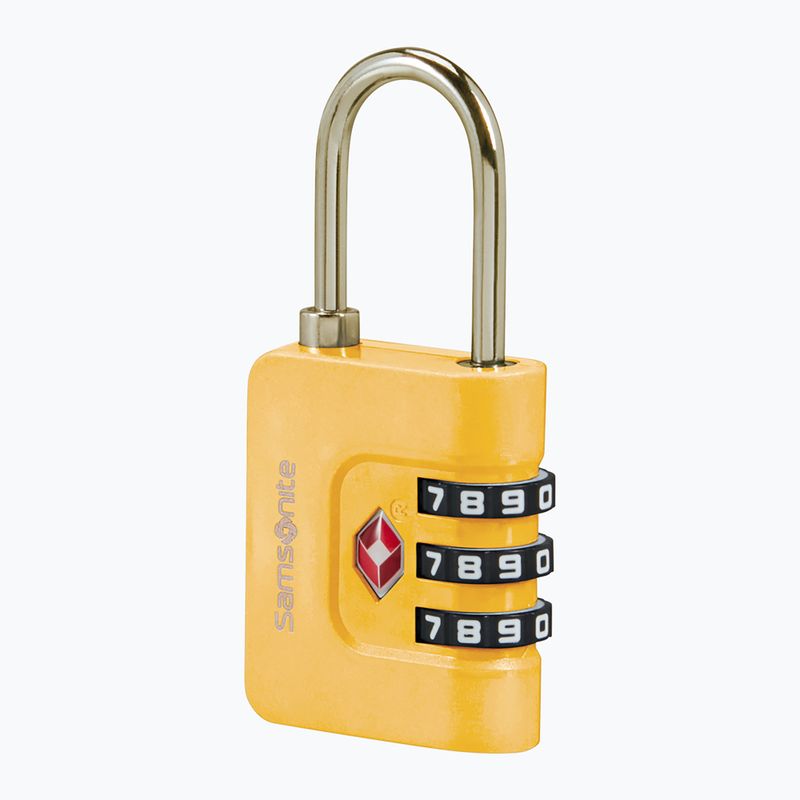 Spyna Samsonite Combiblock 3 Dial TSA yellow 2