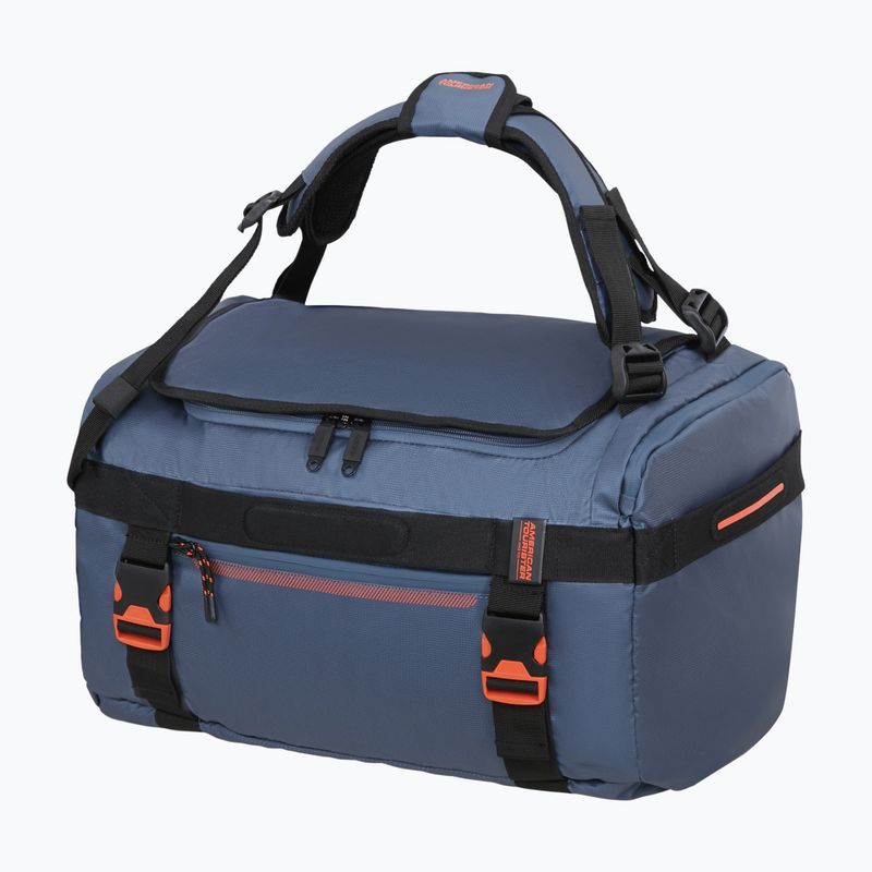 Krepšys American Tourister Urban Track Coated 41 l tamsiai mėlynas/oranžinis 2