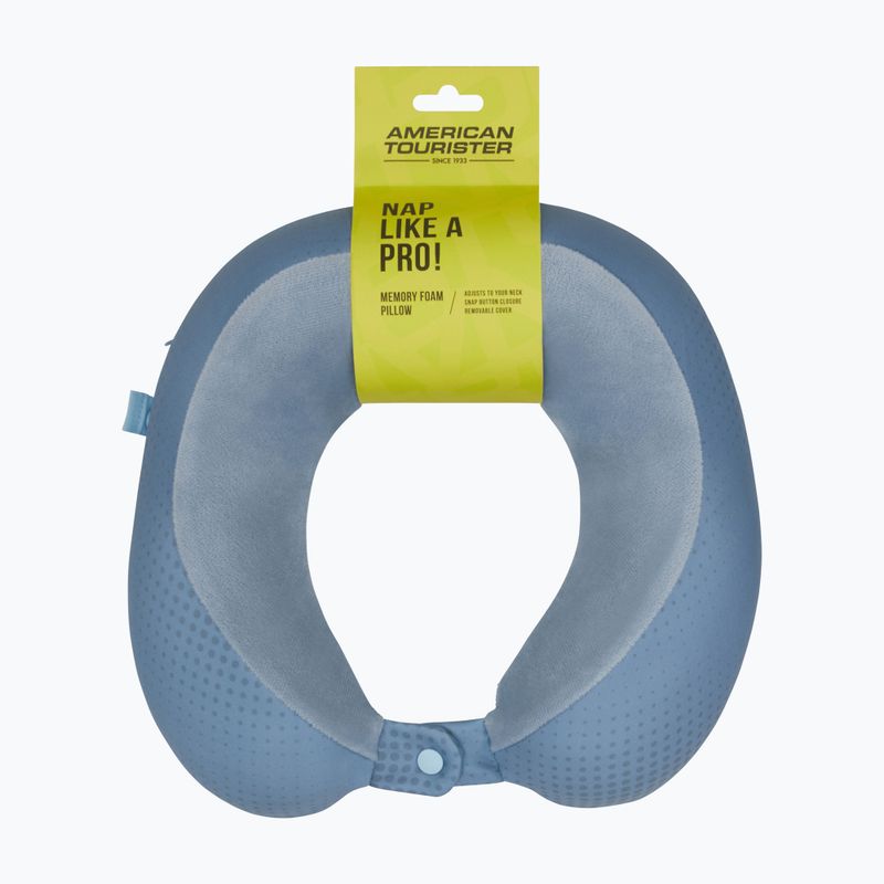 Turistinė pagalvėlė American Tourister Travel Memoryfoam stone blue/blue 4