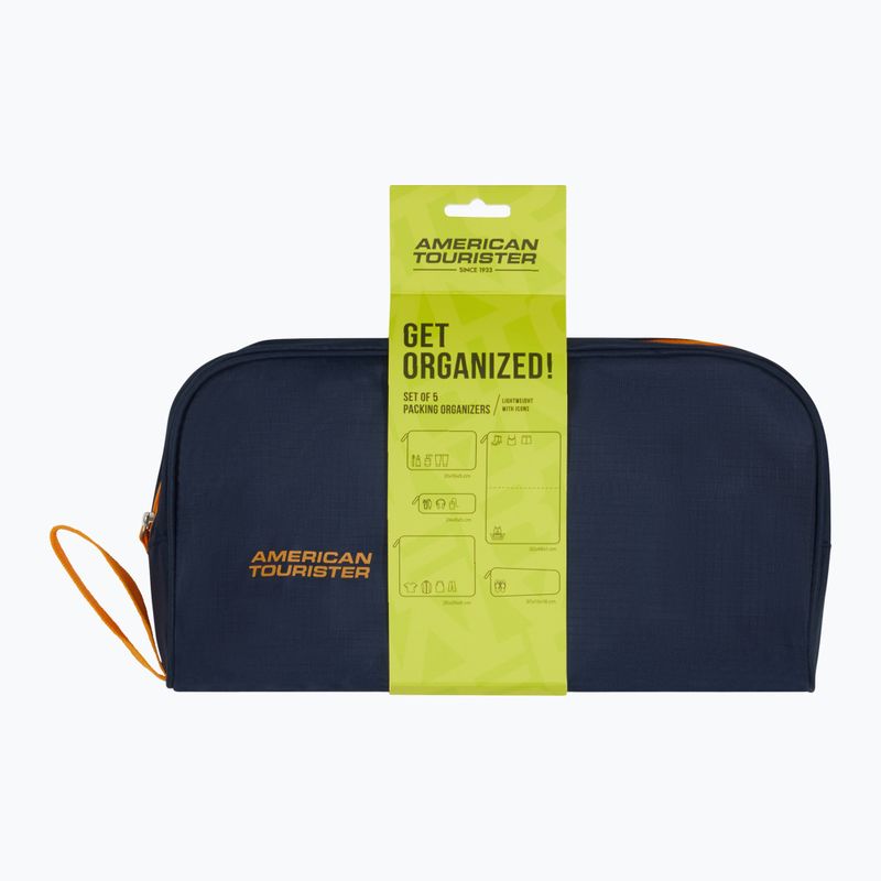 Organizerių rinkinys American Tourister Packing 5 pcs. navy/orange 8