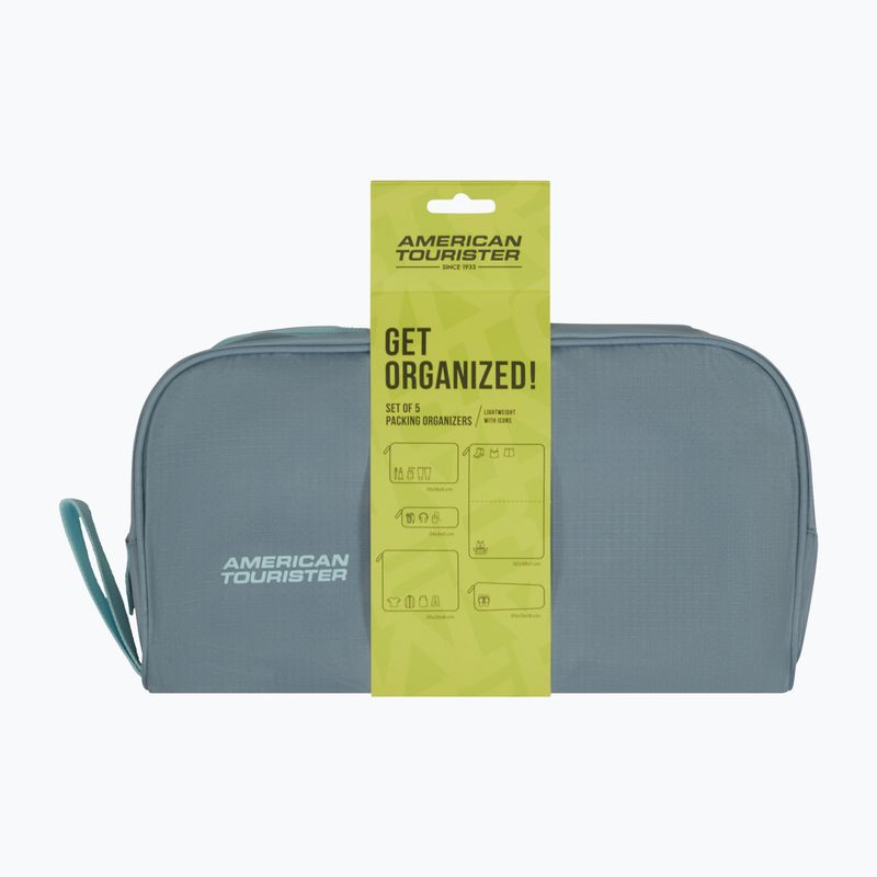 Organizerių rinkinys American Tourister Packing 5 pcs. stone blue/blue 8