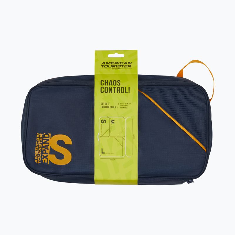 Organizerių rinkinys American Tourister Packing S/M/L 3 pcs. navy/orange 7