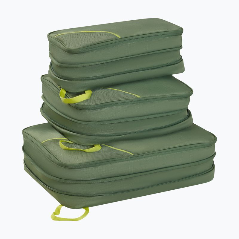 Organizerių rinkinys American Tourister Packing S/M/L 3 pcs. olive/lime 3