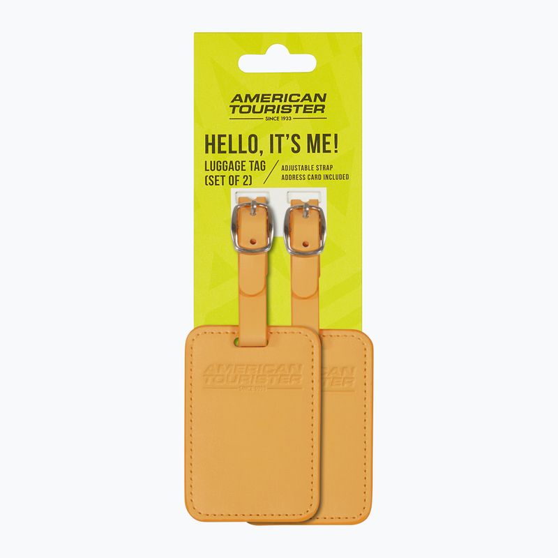 Ženklelis bagažui American Tourister Luggage Tag 2 pcs. papaya pop 4