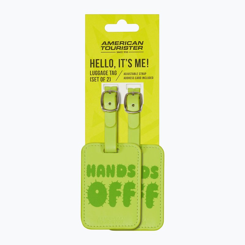 Ženklelis bagažui American Tourister Luggage Tag Print 2 pcs. jands off 4