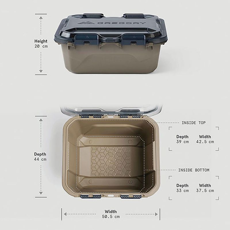 Dėžė daiktams laikyti Gregory Alpaca Gear Box 25 l tamsiai mėlyna 3