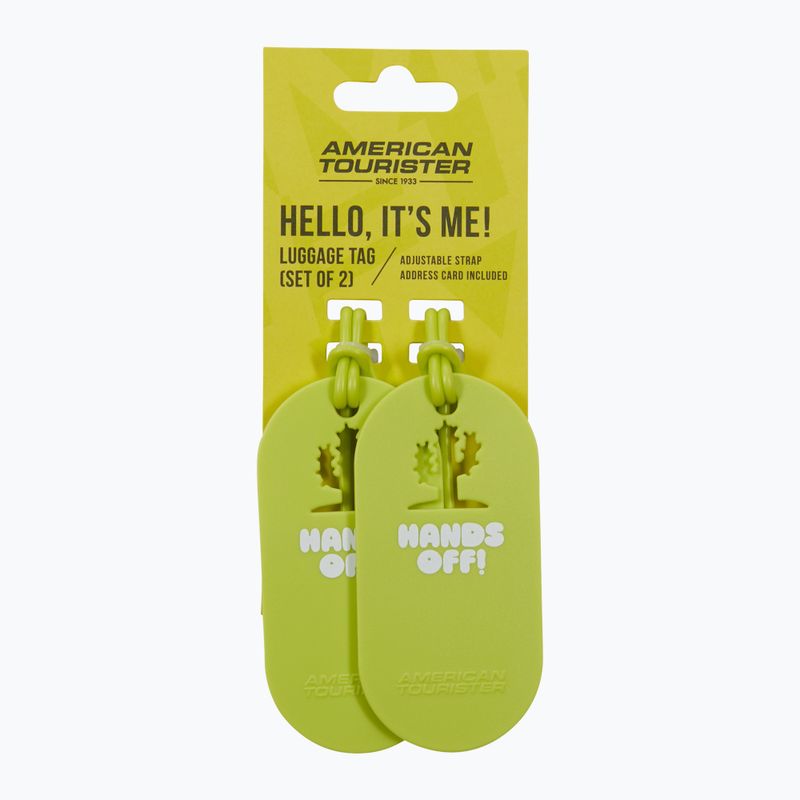 Ženklelis bagažui American Tourister Luggage Tag Fun 2 pcs. hands off 4