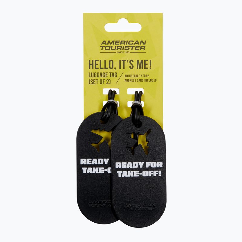 Ženklelis bagažui American Tourister Luggage Tag Fun 2 pcs. ready for take off 4
