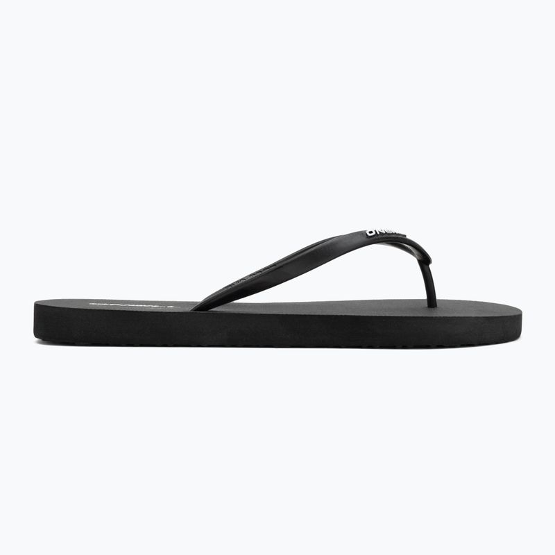 Moteriškos šlepetės per pirštą O'Neill Profile Small Logo black 2