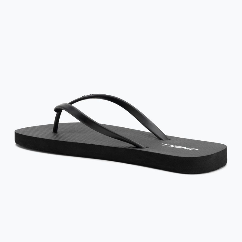 Moteriškos šlepetės per pirštą O'Neill Profile Small Logo black 3