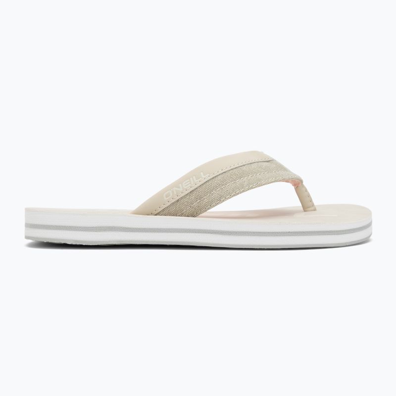 Moteriškos šlepetės per pirštą O'Neill Marin Flipflop Low oatmeal 2