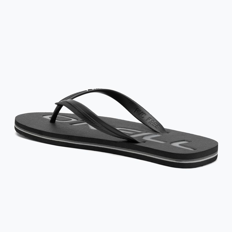 Vyriškos šlepetės per pirštą O'Neill Profile Logo Sandals black 3