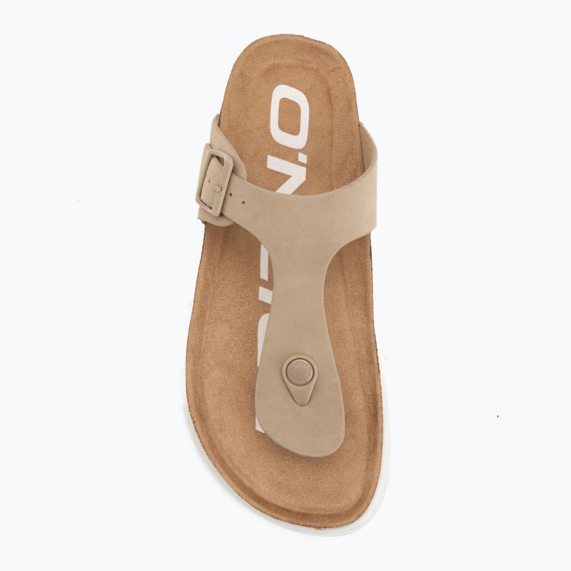 Moteriškos šlepetės per pirštą O'Neill Avalon Low tan 5