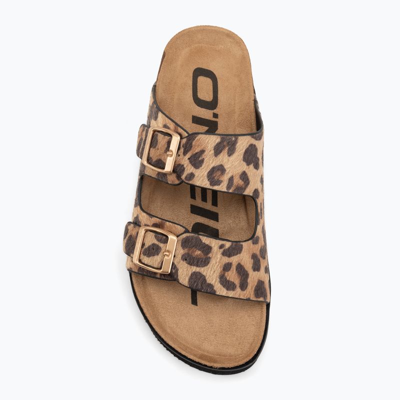 Moteriškos šlepetės O'Neill Sandy Platform Low leopard 5