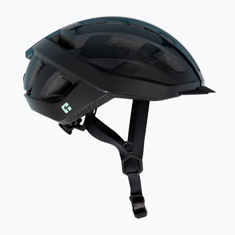 Dviračių šalmas Lazer Codax KinetiCore + net dark green/black 4