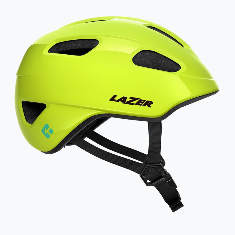 Vaikiškas dviračio šalmas Lazer Nutz 2.0 KinetiCore flash yellow