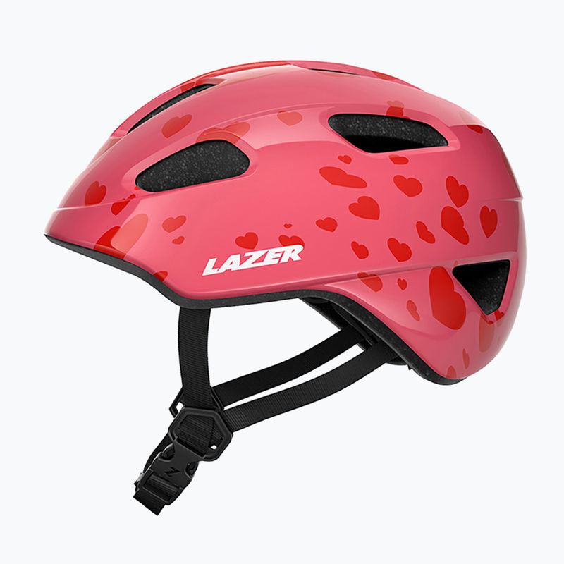 Vaikiškas dviračio šalmas Lazer Nutz 2.0 KinetiCore little hearts 2