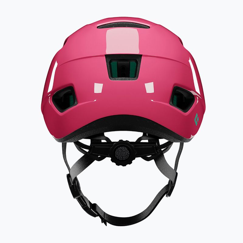 Lazer Pnut 2.0 KinetiCore fuksijos spalvos vaikiškas dviratininko šalmas 5