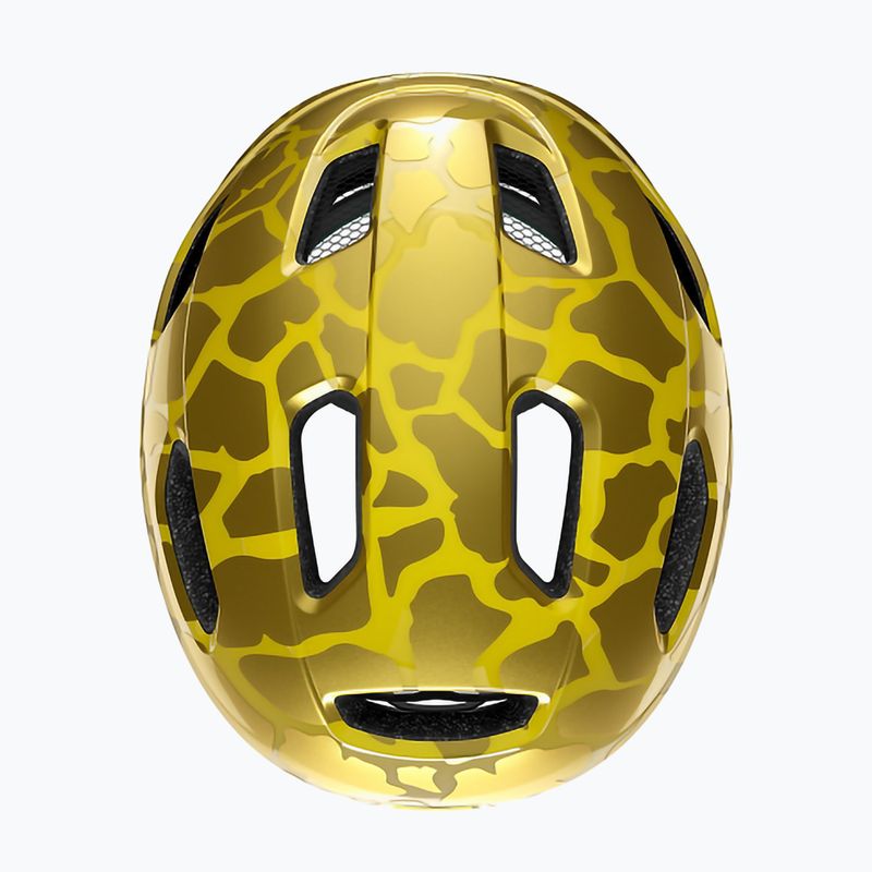 Lazer Pnut 2.0 KinetiCore golder giraffe vaikiškas dviratininko šalmas 5